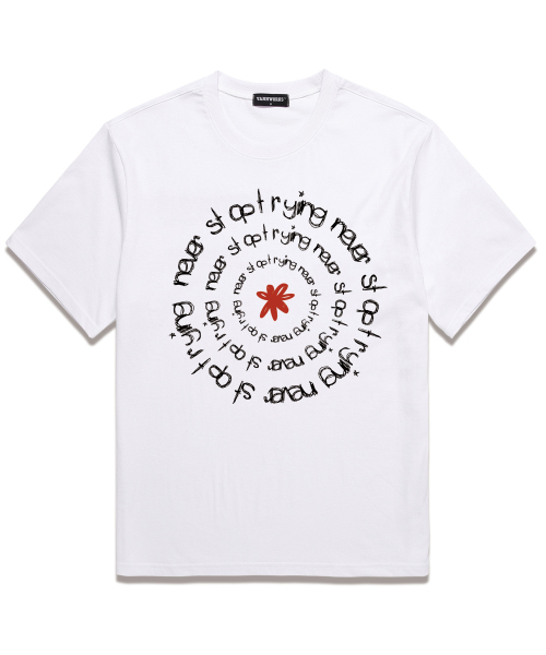 VANNWORKS(バンワークス)の「NEVER STOP オーバーサイズ 半袖Tシャツ (VS0126) ホワイト(Tシャツ/カットソー・レディース・その他・SMALL/MEDIUM/LARGE/X-LARGE/XX-LARGE)」の1枚目の写真