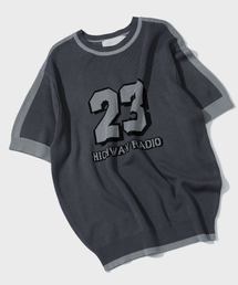 グラフィックガードリンガーハーフニット[CHARCOAL]_SEKT035CHARCOAL