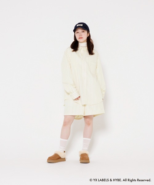 &TEAM ZOZOTOWN with HYBE ストライプシャツ &TEAM | ZOZOTOWN STRIPE SHIRT（シャツ/ブラウス）｜&TEAM | ZOZOTOWN