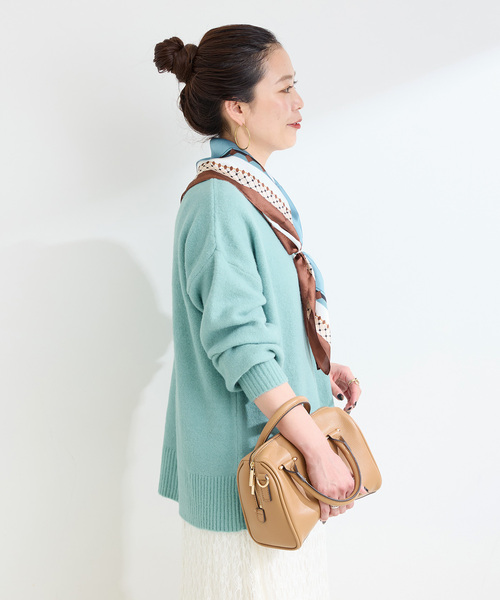 B.C STOCK（ベーセーストック）の「《追加》FOXMIXクルーネックプルオーバー（ニット/セーター・レディース・ブルー/ピンク/レッド/ブラウン/サックスブルー・FREE）」の22枚目の写真