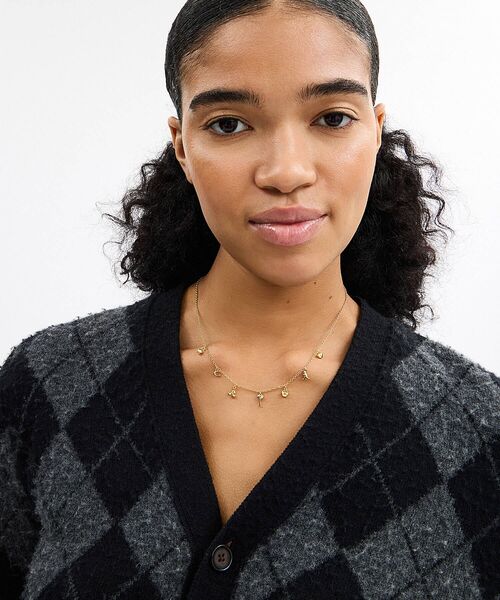 COACH（コーチ）の「ミニ アイコン チャーム ネックレス（ネックレス・レディース・ゴールド系その他・ONE）」の5枚目の写真