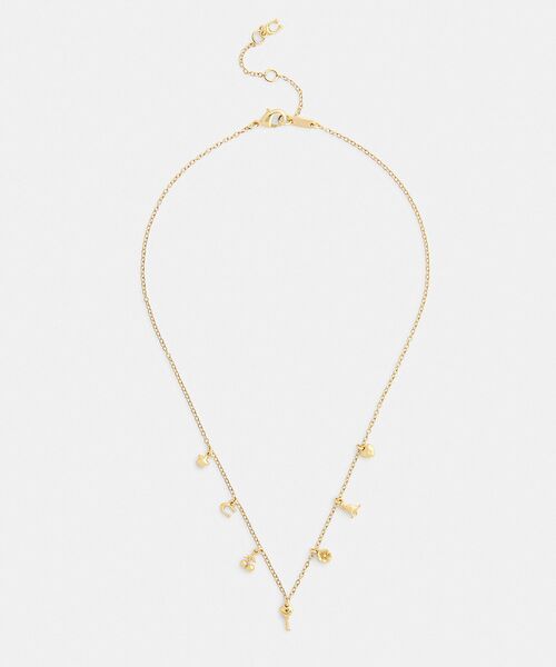 COACH（コーチ）の「ミニ アイコン チャーム ネックレス（ネックレス・レディース・ゴールド系その他・ONE）」の4枚目の写真