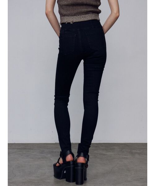 EMODA(エモダ)の「【ELDER】MONSTER H/W DENIM(デニムパンツ・レディース・ブラック・MEDIUM/X-SMALL/SMALL)」の5枚目の写真