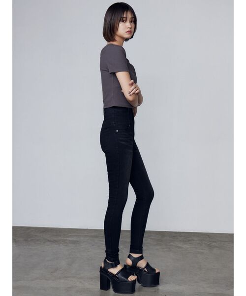 EMODA(エモダ)の「【ELDER】MONSTER H/W DENIM(デニムパンツ・レディース・ブラック・MEDIUM/X-SMALL/SMALL)」の9枚目の写真