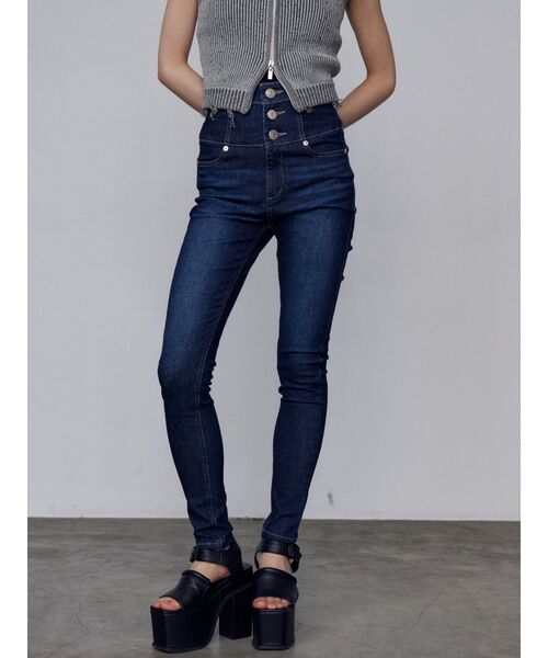 EMODA(エモダ)の「【ELDER】MONSTER H/W DENIM(デニムパンツ・レディース・ブラック・MEDIUM/X-SMALL/SMALL)」の13枚目の写真