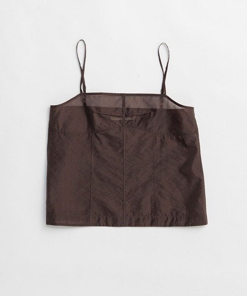 PRANK PROJECT（プランクプロジェクト）の「キャミソールレイヤードトップ / Camisole Set Tops（その他トップス・レディース・ブラック/ブラウン・FREE）」の20枚目の写真