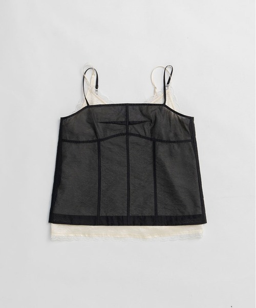 PRANK PROJECT（プランクプロジェクト）の「キャミソールレイヤードトップ / Camisole Set Tops（その他トップス・レディース・ブラック/ブラウン・FREE）」の15枚目の写真