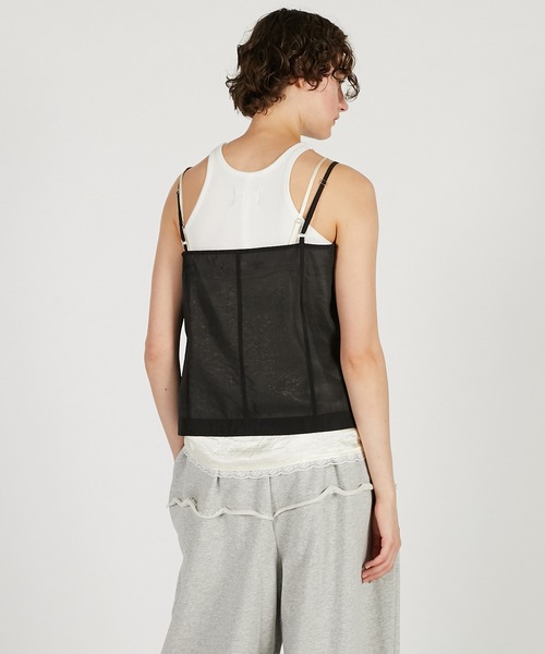 PRANK PROJECT（プランクプロジェクト）の「キャミソールレイヤードトップ / Camisole Set Tops（その他トップス・レディース・ブラック/ブラウン・FREE）」の7枚目の写真
