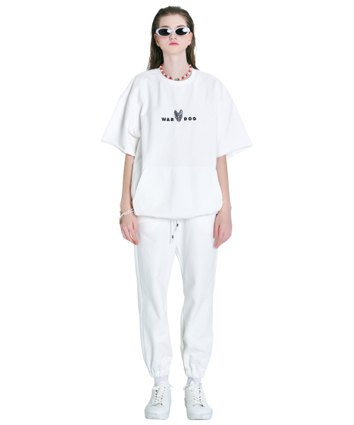 WARDOG(ワドッグ)の「ケイ9ロゴジョガーパンツホワイト(スウェットパンツ・レディース・その他・MEDIUM/LARGE/X-LARGE)」の6枚目の写真
