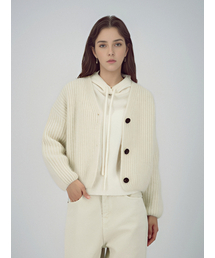 Rabbit Heavy Cardigan _Ivory