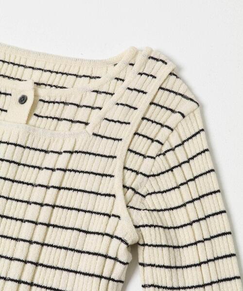 SENSE OF PLACE by URBAN RESEARCH（センスオブプレイスバイアーバンリサーチ）の「『洗濯可』2WAYニットアンサンブル（ニット/セーター・レディース・ホワイト系その他/ベージュ/チャコールグレー・ONE）」の12枚目の写真