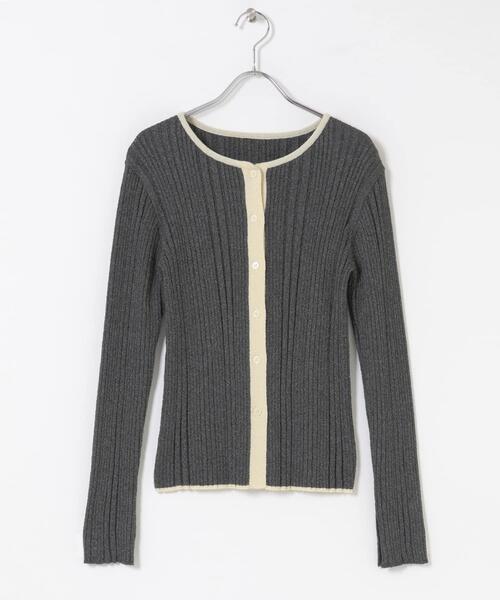 SENSE OF PLACE by URBAN RESEARCH（センスオブプレイスバイアーバンリサーチ）の「『洗濯可』2WAYニットアンサンブル（ニット/セーター・レディース・ホワイト系その他/ベージュ/チャコールグレー・ONE）」の18枚目の写真