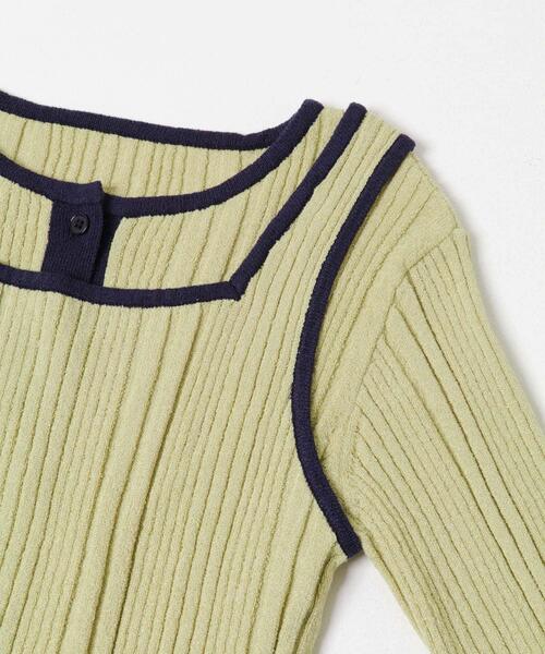 SENSE OF PLACE by URBAN RESEARCH(センスオブプレイスバイアーバンリサーチ)の「『洗濯可』2WAYニットアンサンブル(ニット/セーター・レディース・ホワイト系その他/ベージュ/チャコールグレー・ONE)」の11枚目の写真