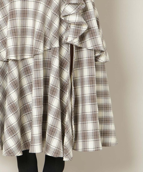 WILLSELECTION(ウィルセレクション)の「【残りわずか】スリットデザインラッフルハイウエストスカート(スカート・レディース・ブラウン系その他/ピンク/ホワイト系その他・FREE)」の14枚目の写真