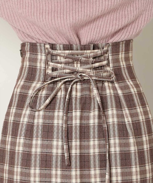 WILLSELECTION(ウィルセレクション)の「【残りわずか】スリットデザインラッフルハイウエストスカート(スカート・レディース・ブラウン系その他/ピンク/ホワイト系その他・FREE)」の7枚目の写真