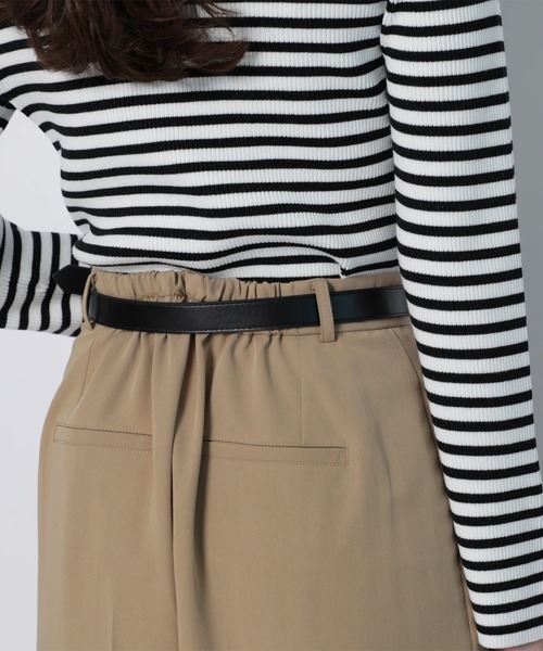 JUSGLITTY(ジャスグリッティー)の「ハートベルト付ワイドパンツ(その他パンツ・レディース・キャメル・2/1/0)」の3枚目の写真