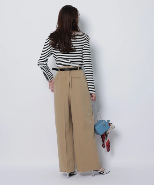 JUSGLITTY(ジャスグリッティー)の「ハートベルト付ワイドパンツ(その他パンツ・レディース・キャメル・2/1/0)」の6枚目の写真