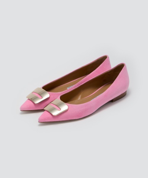 PELLICO(ペリーコ)の「ANIMA アネッリフィッビア スウェード パンプス 1.0cm PINK(パンプス・レディース・ピンク・37/36.5/36/35)」の1枚目の写真