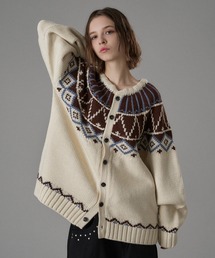 TRADITIONAL NORDIC KNIT CARDIGAN / トラディショナルノルディックニットカーディガン