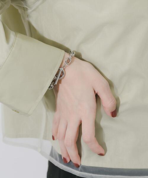 SMELLY（スメリー）の「オーバルチェーンマンテルブレスレット（ブレスレット・レディース・シルバー・-）」の3枚目の写真