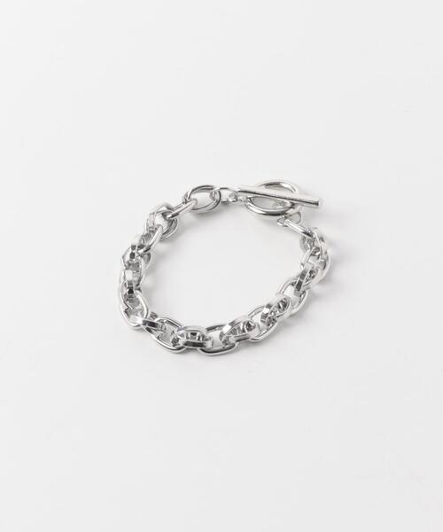 SMELLY（スメリー）の「オーバルチェーンマンテルブレスレット（ブレスレット・レディース・シルバー・-）」の4枚目の写真