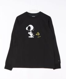1piu1uguale3 RELAX（ウノピュウノウグァーレトレリラックス）の「【1PIU1UGUALE3 RELAX】スヌーピーコラボT（Tシャツ/カットソー）」