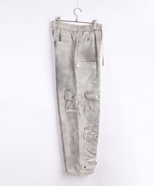 WESTSEA(ウエストシー)の「ウォッシュ加工 デニムカーゴパンツ(カーゴパンツ・メンズ・グレー/ブラック・M/L/XL)」の7枚目の写真