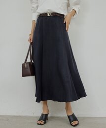 GALLARDAGALANTE | 【楽ちん×エレガント】【セットアップ対応】キュプラフレアスカート(スカート)
