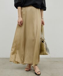 GALLARDAGALANTE | 【楽ちん×エレガント】【セットアップ対応】キュプラフレアスカート(スカート)