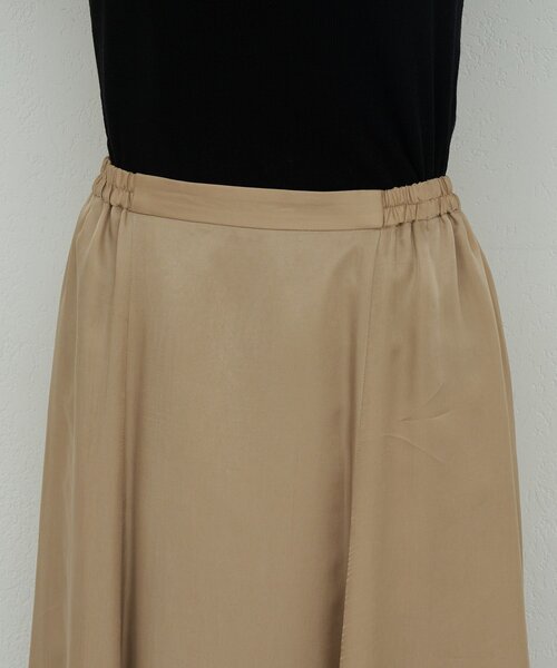 GALLARDAGALANTE（ガリャルダガランテ）の「【楽ちん×エレガント】【セットアップ対応】キュプラフレアスカート（スカート・レディース・ライトベージュ/カーキ/ネイビー・0/1）」の13枚目の写真
