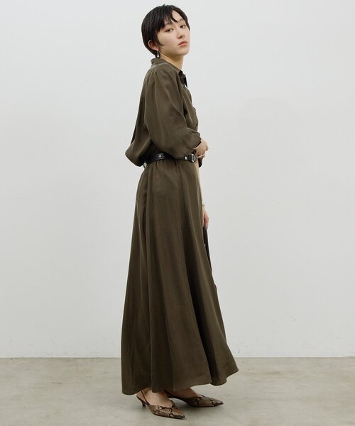 GALLARDAGALANTE（ガリャルダガランテ）の「【楽ちん×エレガント】【セットアップ対応】キュプラフレアスカート（スカート・レディース・ライトベージュ/カーキ/ネイビー・0/1）」の20枚目の写真