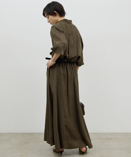 GALLARDAGALANTE（ガリャルダガランテ）の「【楽ちん×エレガント】【セットアップ対応】キュプラフレアスカート（スカート・レディース・ライトベージュ/カーキ/ネイビー・0/1）」の21枚目の写真