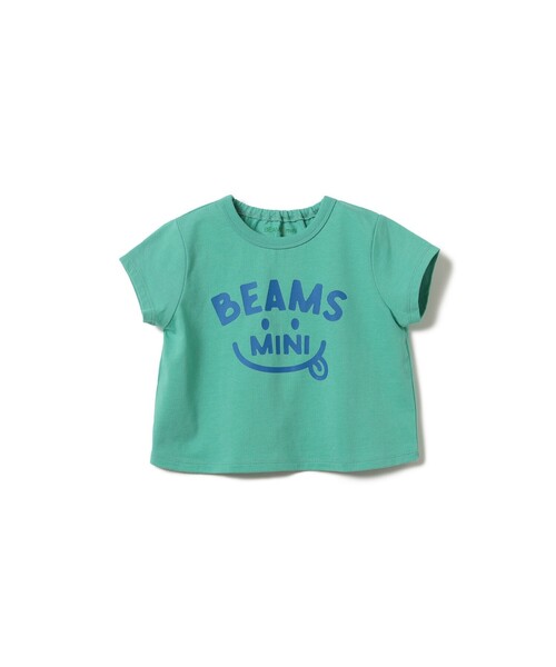 BEAMS mini(ビームスミニ)の「【WEB限定】ベビー スマイル Tシャツ 2026SS(70~80cm)(Tシャツ/カットソー・キッズ・ネイビー/ケリーグリーン/レッド系その他2/オフホワイト・80/70)」の15枚目の写真