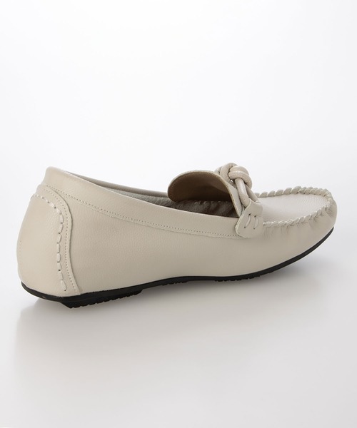 enchanted（エンチャンテッド）の「ソフトチューブモカシン（モカシン/デッキシューズ・レディース・シルバー/アイボリー/ブラック/ピンク/グレイッシュベージュ・25/24.5/24/23.5/23/22.5/22）」の7枚目の写真