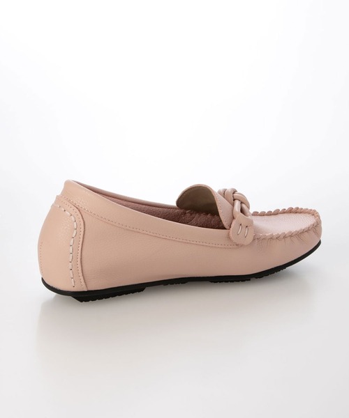 enchanted（エンチャンテッド）の「ソフトチューブモカシン（モカシン/デッキシューズ・レディース・シルバー/アイボリー/ブラック/ピンク/グレイッシュベージュ・25/24.5/24/23.5/23/22.5/22）」の12枚目の写真