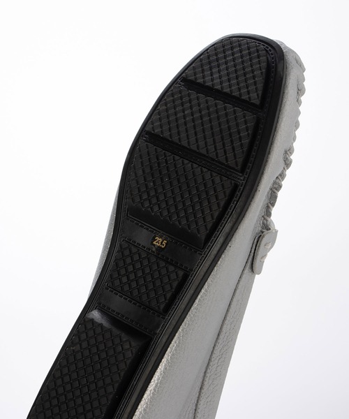 enchanted（エンチャンテッド）の「ソフトチューブモカシン（モカシン/デッキシューズ・レディース・シルバー/アイボリー/ブラック/ピンク/グレイッシュベージュ・25/24.5/24/23.5/23/22.5/22）」の19枚目の写真