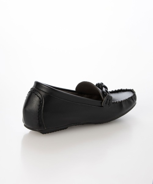 enchanted（エンチャンテッド）の「ソフトチューブモカシン（モカシン/デッキシューズ・レディース・シルバー/アイボリー/ブラック/ピンク/グレイッシュベージュ・25/24.5/24/23.5/23/22.5/22）」の22枚目の写真