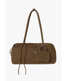 MELLOTORY（メロートリー）の「ツインバゲットスエードバッグ（ブラウン）（バックパック/リュック）」