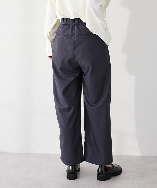 CRAFT STANDARD BOUTIQUE（クラフトスタンダードブティック）の「＜セレモニー／ハレの日＞フロントタックカーブパンツ◆（スラックス・レディース・ベージュ系その他2/グレー・L/M）」の18枚目の写真