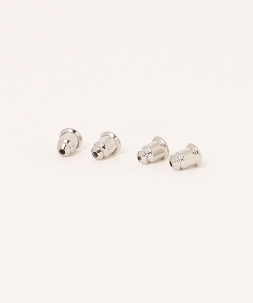 Cream dot.(クリームドット)の「【金属アレルギー対応】大切なピアスに使いたい、4点セットの両耳用キャッチ(ピアス(両耳用)・レディース・シルバー/ゴールド/ピンクゴールド・ONE SIZE)」の10枚目の写真
