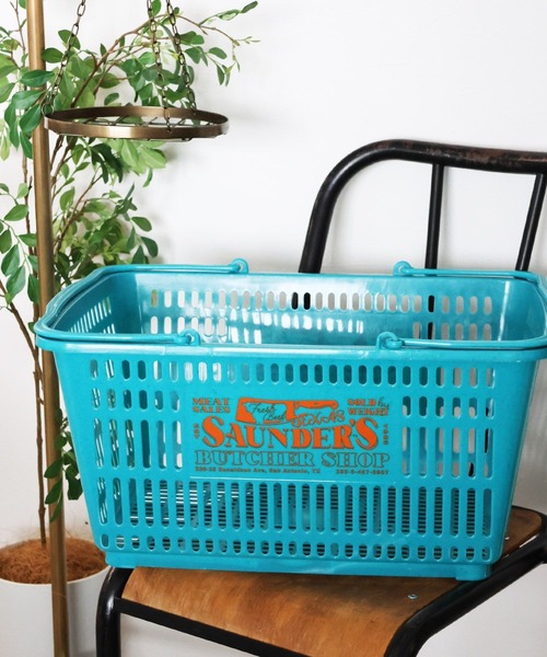 niko and...(ニコアンド)の「レジカゴ(オフホワイト)(収納グッズ・レディース・オフホワイト/アクア・0)」の2枚目の写真