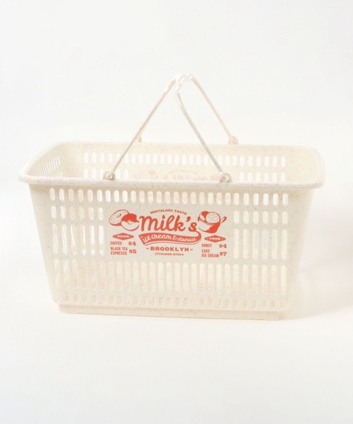 niko and...(ニコアンド)の「レジカゴ(オフホワイト)(収納グッズ・レディース・オフホワイト/アクア・0)」の7枚目の写真