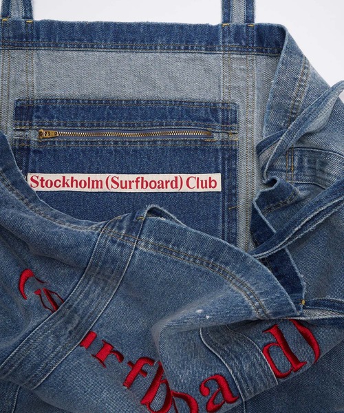 Stockholm Surfboard Club(ストックホルムサーフボードクラブ)の「Stockholm Surfboard Club/ストックホルムサーフボードクラブ トートバッグ Weekend Tote(トートバッグ・メンズ・ブルー・FREE)」の9枚目の写真
