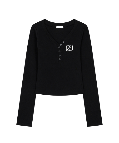 ILLIGO（イリゴ）の「129 ベーシックロングスリーブブラック（Tシャツ/カットソー・レディース・その他・OS）」の4枚目の写真