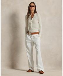 POLO RALPH LAUREN | プリーテッド コットンブレンド リラックス パンツ(その他パンツ)