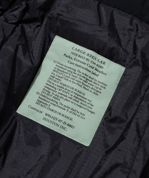 CORPUS TOKYO(コーパス トーキョー)の「【HOUSTON/ヒューストン】PRIMALOFT LEVEL7 JACKET/プリマロフトレベル7ジャケット(ミリタリージャケット・メンズ・ブラウン/ブラック/グレー/ネイビー・L/XS/S/M)」の10枚目の写真