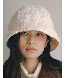 GANISONG（ガニソン）の「スノーバケットハット_ホワイト（ハット）」