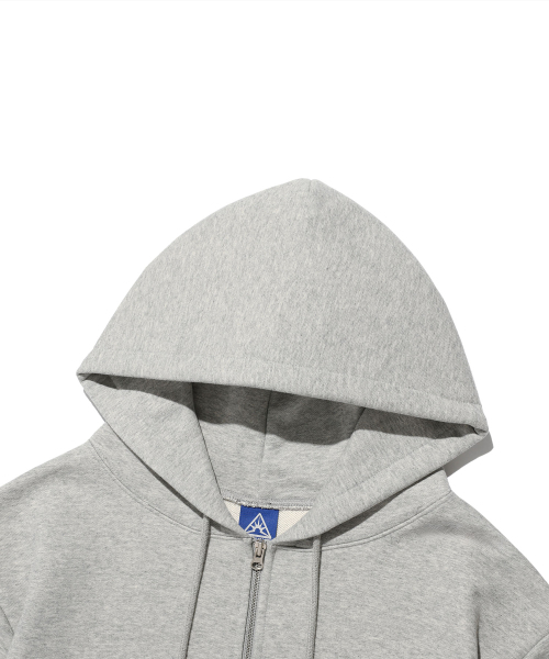 ISTKUNST(イストクンスト)の「LOGO&SMILEY HOOD ZIP UP_GREY(IK2EFMM480A)(パーカー・レディース・グレー・S/M/L)」の3枚目の写真