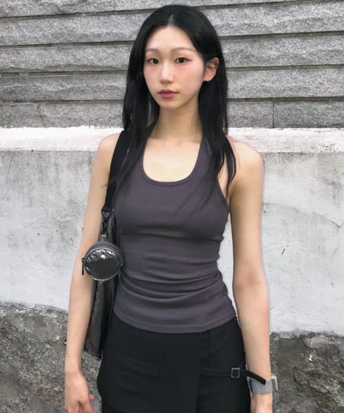 CHICKS(チックス)の「スタンダードゴルジホルターネックチャコール(Tシャツ/カットソー・レディース・その他・FREE)」の7枚目の写真