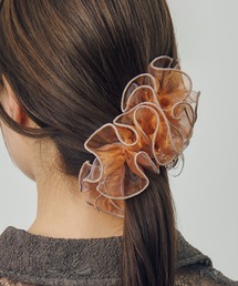 シルバー星型デザインヘアークリップ（直径6.8cm）（バレッタ/ヘア